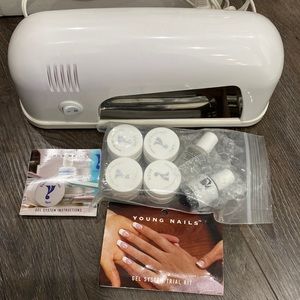 Gel nail light with acrylic trial kit